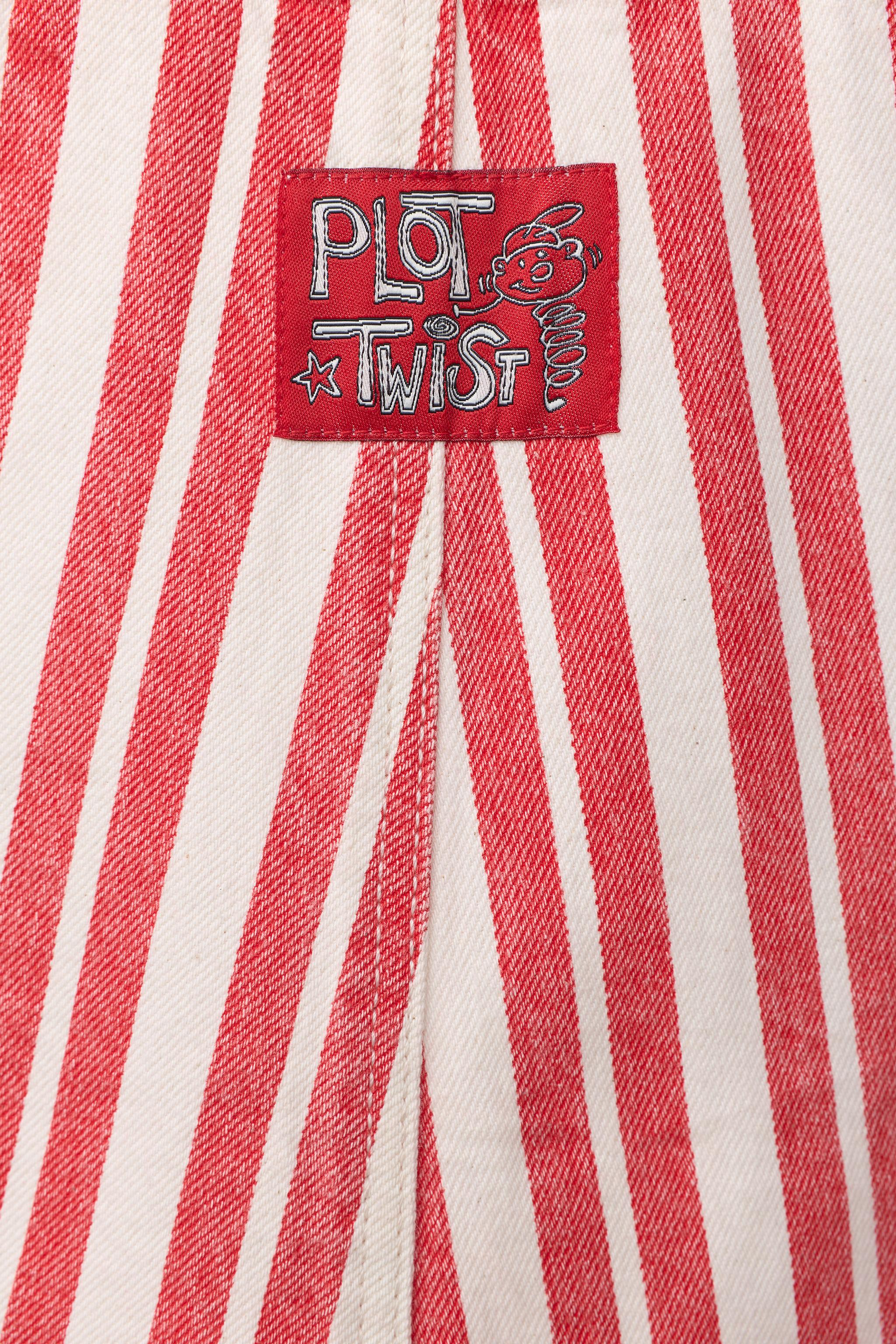 STRIPED SNOOPY PEANUTS™ TWILL OVERALLS